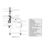 Load image into Gallery viewer, Hardware Factory Store Inc - 20L Rotary Evaporator w/ Motorized Lift 220V - [variant_title]

