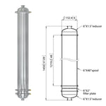 Load image into Gallery viewer, HFS(R)  6&#39;&#39; Material Spool Vessel, Complete, Ready to use
