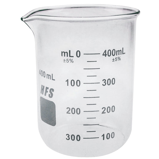 Hardware Factory Store Inc - Graduation Glass Beaker with Spout - 400ML