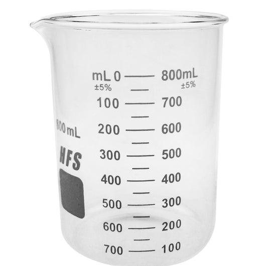 Hardware Factory Store Inc - Graduation Glass Beaker with Spout - 800ML