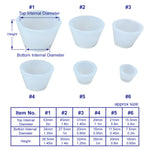 Load image into Gallery viewer, Hardware Factory Store Inc - HFS(R) Silicone Filter Adapter Cones Set, Buchner Funnel Flask Adapter Set,6PCS - [variant_title]
