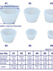 Load image into Gallery viewer, Hardware Factory Store Inc - HFS(R) Silicone Filter Adapter Cones Set, Buchner Funnel Flask Adapter Set,6PCS - [variant_title]
