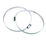 Load image into Gallery viewer, Non-Insulated Ducting Aluminum Foil Vent With 2 Clamps, 25-Feet 6-Inch
