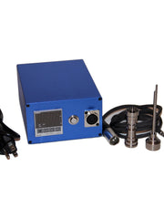 Load image into Gallery viewer, Hardware Factory Store Inc - Tm Titanium Enail 5 Pin 110V coil heater unit K type Regular Coil Heater with Kevlar lead wire and XLR connector - BLUE
