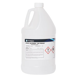 Ethanol 190 Proof ACS / USP Grade IN STORE PICK UP ONLY