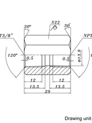 Load image into Gallery viewer, Hex Coupling Female NPT x Female NPT Stainless Steel 304
