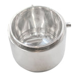 Load image into Gallery viewer, 15 L Jacketed Vessel Base Container 12&#39;&#39; Tri Clamp, 8&quot; Tall w/ 1.5&quot; Tri Clamp Round Base
