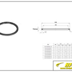 Load image into Gallery viewer, Tri Clamp Filter Ring for Filter Plate 304 Stainless Steel
