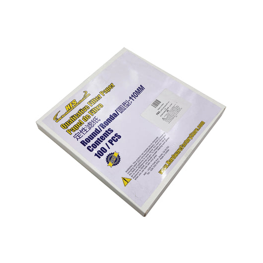 Filter Papers Round 110mm 100PCS Ashless Qualitative Slow to Fast 1um-20um