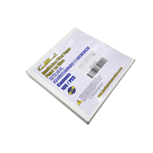 24X24IN Filter Papers Square 600mm 100PCS Ashless Qualitative Slow 3um