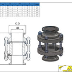 Load image into Gallery viewer, Tri Clamp Sight Glass - Short Version
