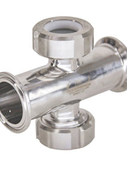 Load image into Gallery viewer, Hardware Factory Store Inc - Tri Clamp Inline Dual Port Sight Glass - [variant_title]
