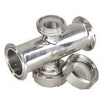 Load image into Gallery viewer, Hardware Factory Store Inc - Tri Clamp Inline Dual Port Sight Glass - [variant_title]
