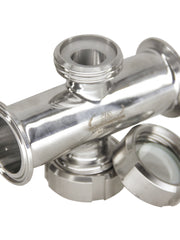 Load image into Gallery viewer, Hardware Factory Store Inc - Tri Clamp Inline Dual Port Sight Glass - [variant_title]
