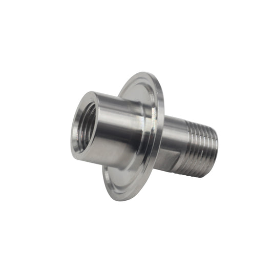 1.5"TC-1/2" NPT female x 1/2" NPT male Tri-Clamp to 2-Side Pipe Adapter