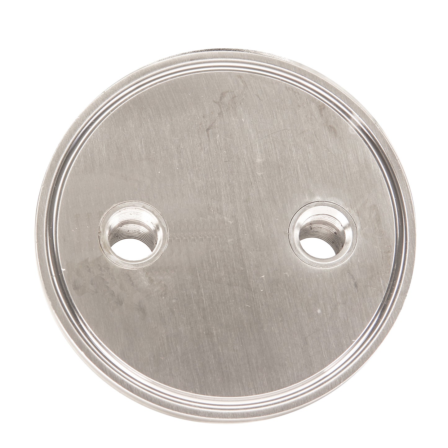 Extraction Tank Lid Tri Clamp 3" w/ (2) 1/4" FNPT