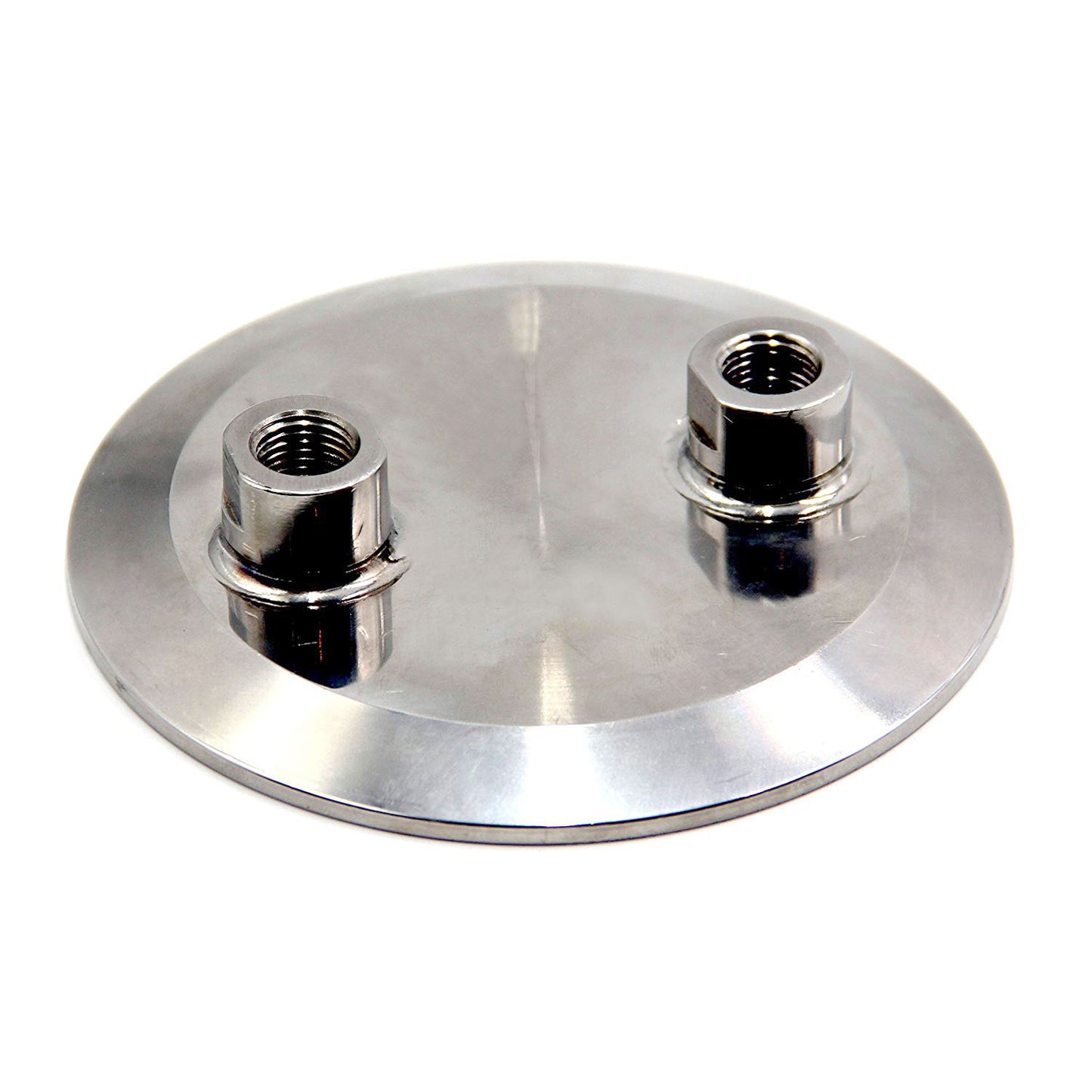 Extraction Tank Lid Tri Clamp 6" w/ (2) 1/4" FNPT