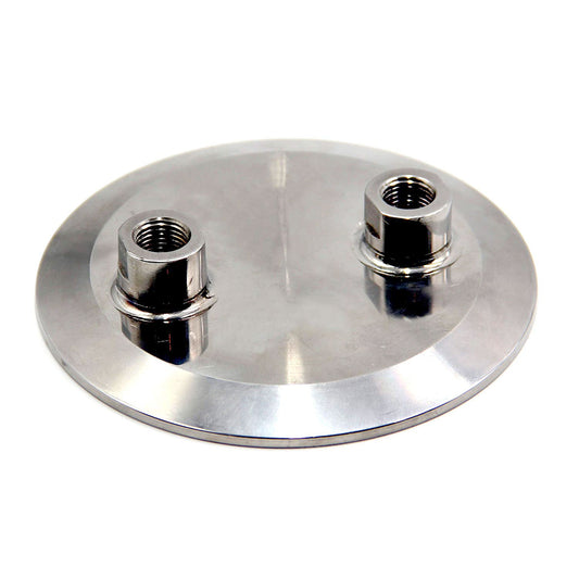 Extraction Tank Lid Tri Clamp 6" w/ (2) 1/4" FNPT