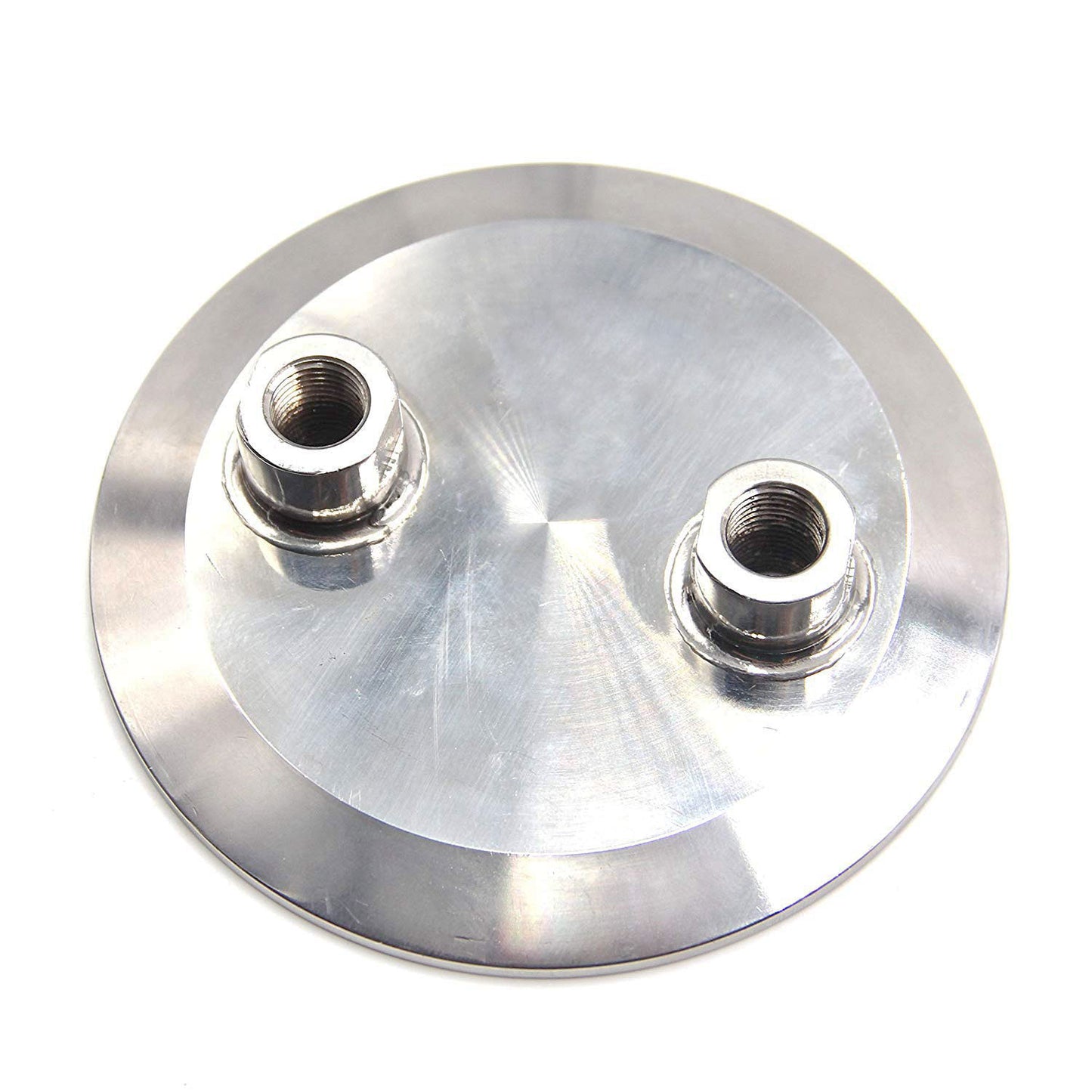 Extraction Tank Lid Tri Clamp 6" w/ (2) 1/4" FNPT