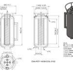 Load image into Gallery viewer, 14X36 Bottom Spout Base With Spherical Lid And Jacketed
