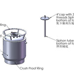 Load image into Gallery viewer, 12&#39;&#39; Jacketed Vertical Storage Tank
