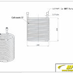 Load image into Gallery viewer, 1/2&quot; MNPT Single Condensing Coil Stainless Steel 304
