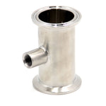 Load image into Gallery viewer, Hardware Factory Store Inc - Tri Clamp NPT Side Port Spool - 1.5X3&quot; W/ 1/4 FNPT
