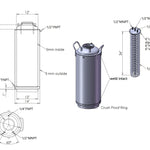 Load image into Gallery viewer, 65 L, (75 lbs. Refrigerant), Jacketed Storage Vessel With Condenser
