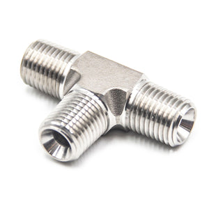 Hardware Factory Store Inc - Male NPT Tees - 3 Way T Coupler - 1/4"
