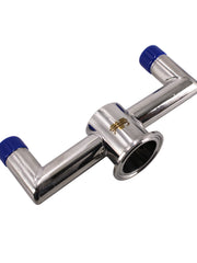 Load image into Gallery viewer, 1.5&quot; Tri Clamp U TEE w/ 1/2&quot; MNPT
