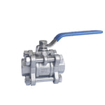 Load image into Gallery viewer, Three Piece Ball Valve NPT Female x NPT Female SS304 PTFE Lined 355PSI
