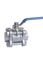 Load image into Gallery viewer, Three Piece Ball Valve NPT Female x NPT Female SS304 PTFE Lined 355PSI
