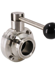 Load image into Gallery viewer, Tri Clamp Sanitary Butterfly Valve with Pull Handle Stainless Steel 304
