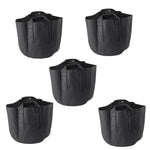 Load image into Gallery viewer, Aeration Fabric Pot Plant Grow Bag w/Handles (Black)
