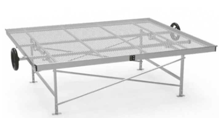 Rolling Grow Bench with Aluminum Frame