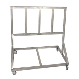 Mounting Rack 3 Ft dept 5 Ft wide 5Ft High with 2 inch  Stainless Steel Tube SS304 and 4'' Caster