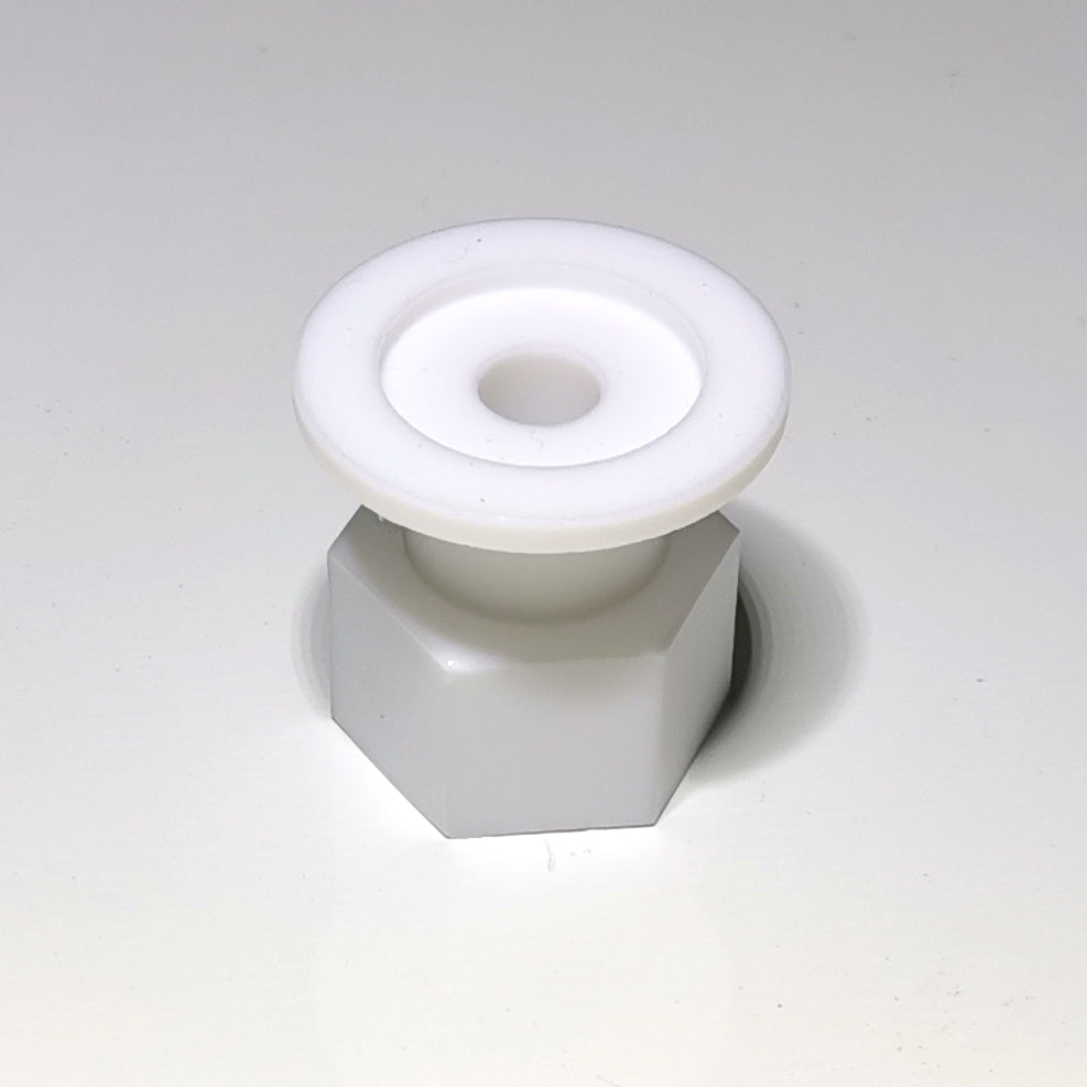 KF25 to GL18 / GL25 Vacuum Connect Adaptor, Set Vacuum from Steel Hose to Glassware