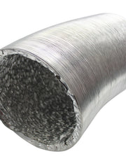 Load image into Gallery viewer, Non-Insulated Ducting Aluminum Foil Vent With 2 Clamps, 25-Feet 6-Inch
