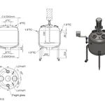 Load image into Gallery viewer, Jacketed Stainless Steel Reactor, 150L
