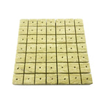 Load image into Gallery viewer, 1.5” Rockwool Starter Plugs for Hydroponics, Rockwool Grow Cubes, 2 Sheets of 49 Plugs, 98 Plugs Total Visit the HFS Store
