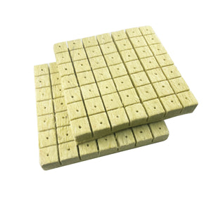 1.5” Rockwool Starter Plugs for Hydroponics, Rockwool Grow Cubes, 2 Sheets of 49 Plugs, 98 Plugs Total Visit the HFS Store