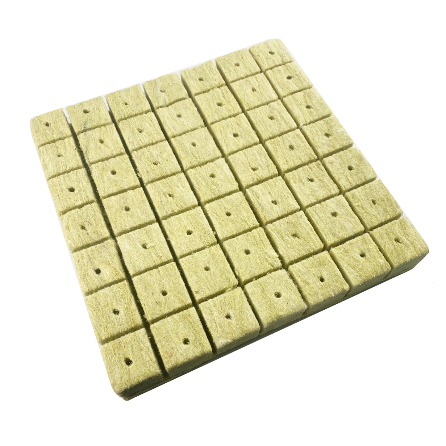 1.5” Rockwool Starter Plugs for Hydroponics, Rockwool Grow Cubes, 2 Sheets of 49 Plugs, 98 Plugs Total Visit the HFS Store