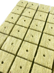 Load image into Gallery viewer, 1.5” Rockwool Starter Plugs for Hydroponics, Rockwool Grow Cubes, 2 Sheets of 49 Plugs, 98 Plugs Total Visit the HFS Store
