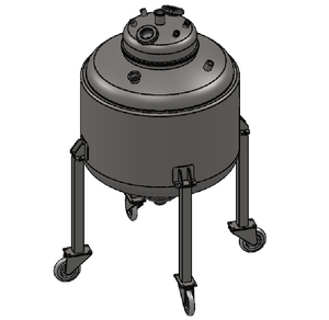 Hardware Factory Store Inc - HFS (R) 24X24 Bottom Spout Base with Spherical Lid and Jacketed - [variant_title]