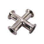 Load image into Gallery viewer, KF / NW 4 Way Cross Vacuum Fitting
