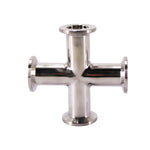 Load image into Gallery viewer, KF / NW 4 Way Cross Vacuum Fitting
