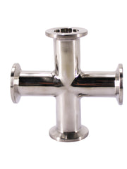 Load image into Gallery viewer, KF / NW 4 Way Cross Vacuum Fitting
