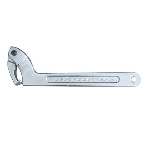 C Spanner Tool Adjustable Hook Wrench Chrome Vanadium