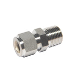 Load image into Gallery viewer, Compression Tube Fitting 1/2&quot; Tube OD x 1/2&quot; NPT Male Connector 316 Stainless Steel
