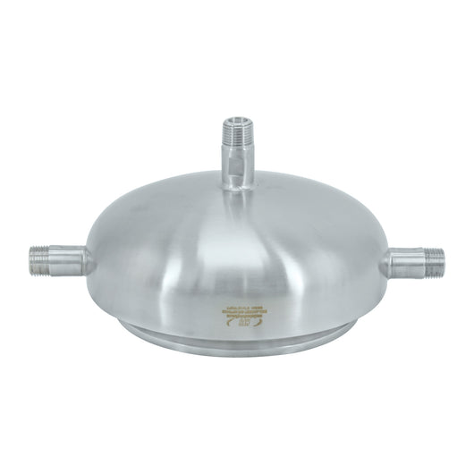 304 Stainless Steel Quick Lock, Jacket Lid (One Hole 1/2'' NPT) - Multiple Sizes